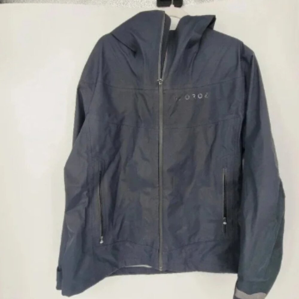 OROS apparel Gemini jacket black and grey windbreaker size Large